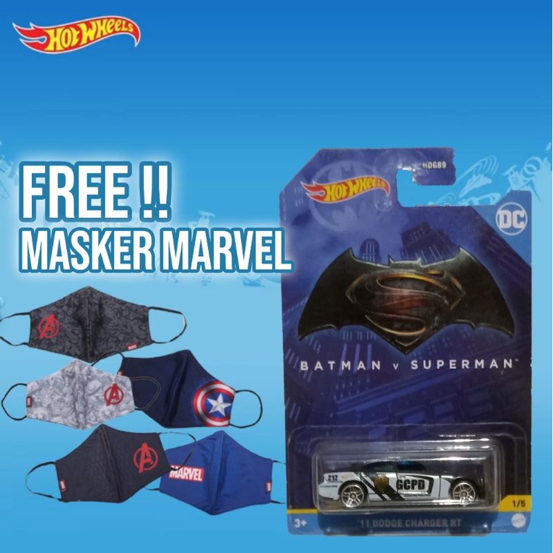 HOT WHEELS DODGE CHARGER RT BATMAN VS SUPERMAN