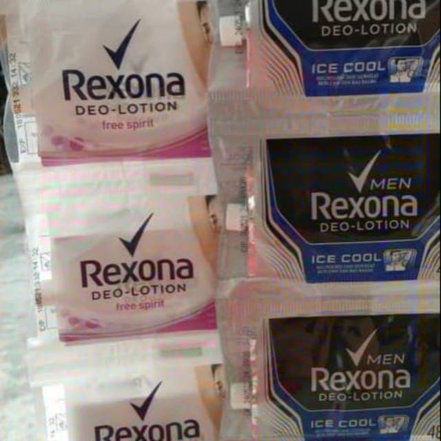 

Rexona 1 renceng isi 12 sachet