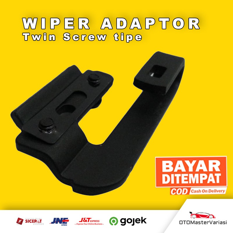 Adaptor Wiper Kaca Mobil Untuk mobil lama yang masi model baut agar bisa jadi ke hook bentuk U