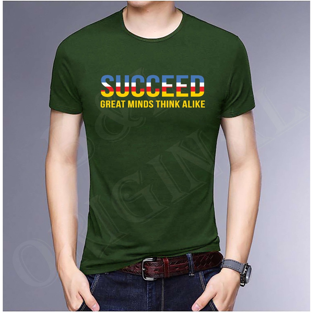 BS/COD/BAJU KAOS TANGAN PENDEK SUCCEED/PRIA/REALPICTURE