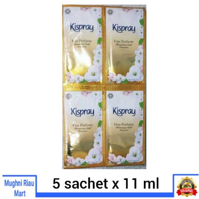 Kispray Gold Pewangi 11 ml 5 Sachet