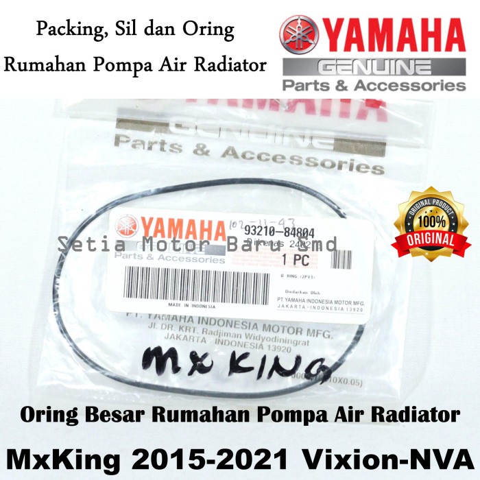 Oring Rumah Pompa Air Radiator Motor Yamaha Mxking Mx King Vixion NVA Asli Parts Original