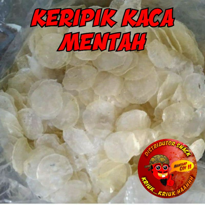 Keripik kaca mentah 500g / kripik kaca 0,5 kg