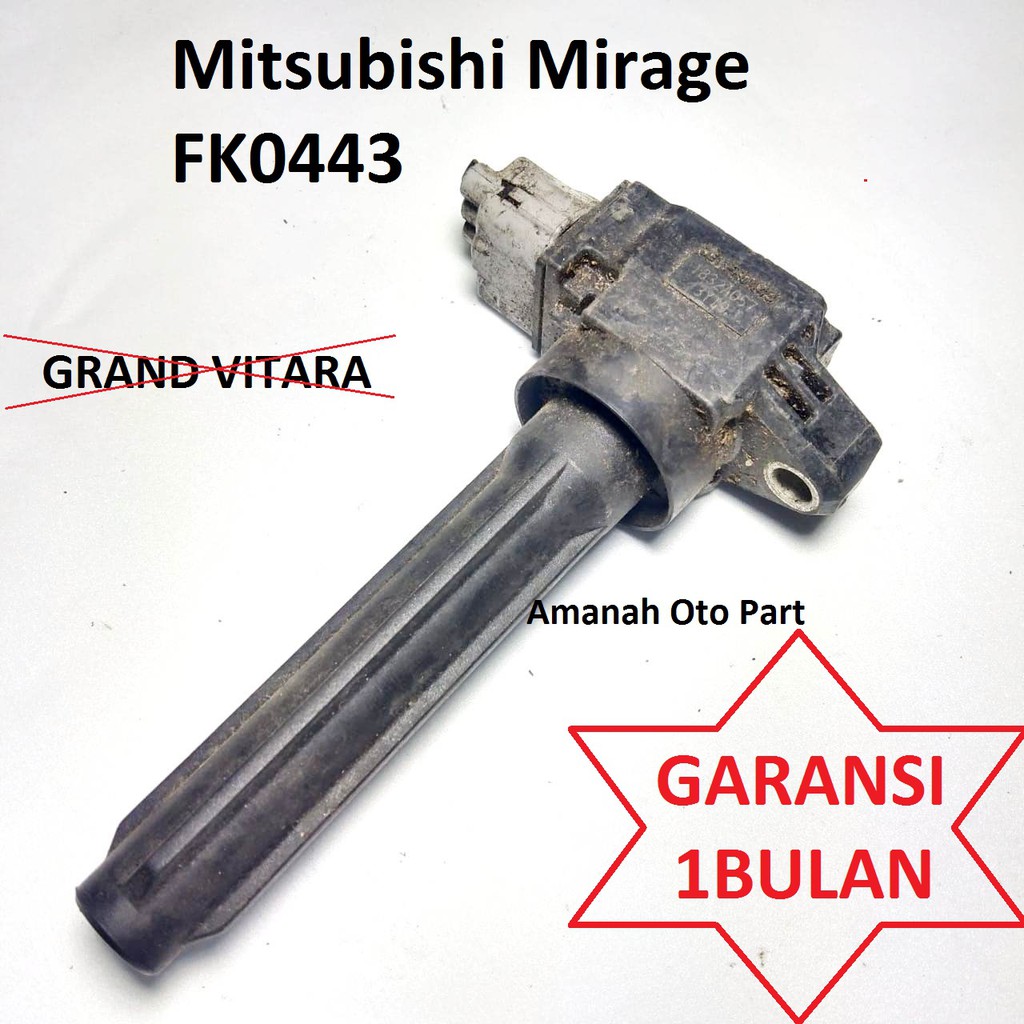 Coil koil Mitsubishi Mirage Fk0443 asli ori copotan original PENGAPIAN BUSI