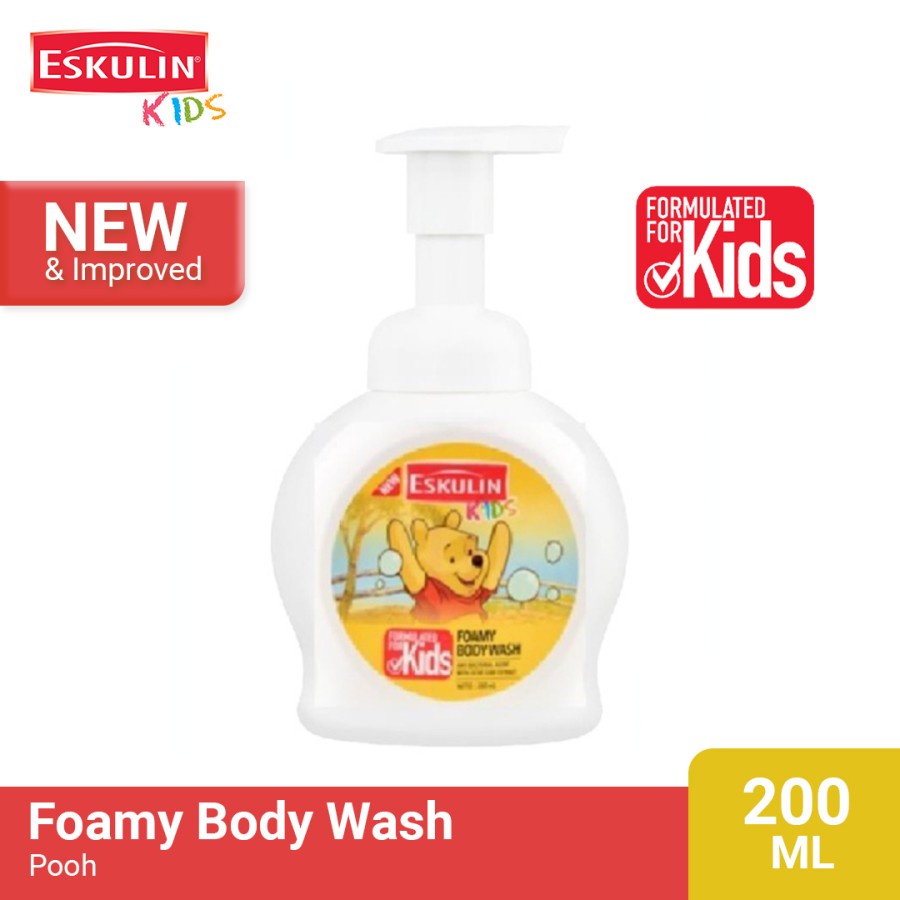 Jual CL Eskulin Kids Foamy Body Wash 200ml Sabun Mandi Busa Anak ...