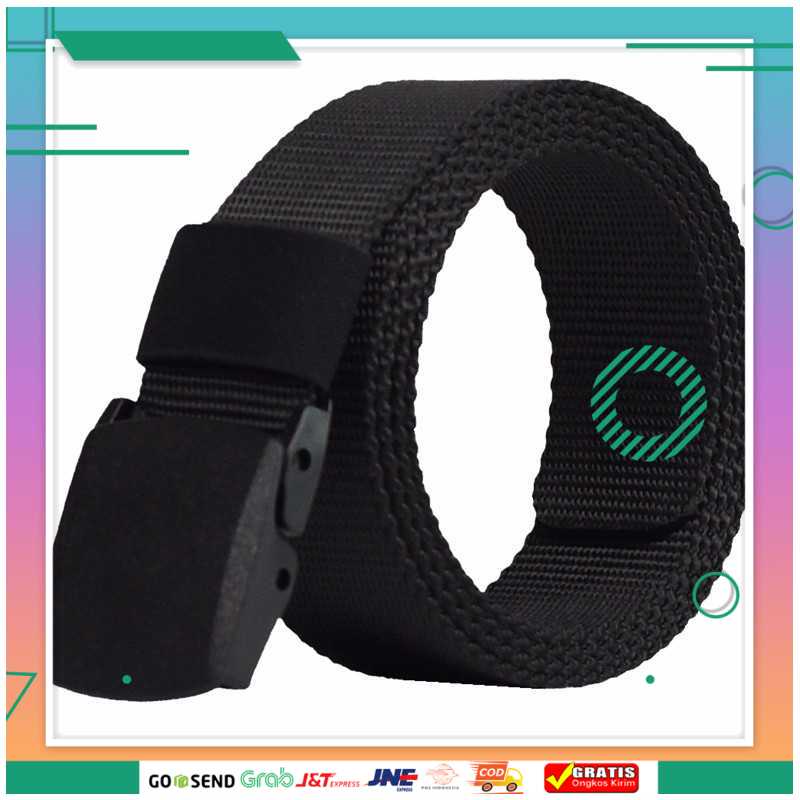 (BISA COD) FTIHSHP Tali Ikat Pinggang Pria Anti Xray Plastik Automatic Buckle 899