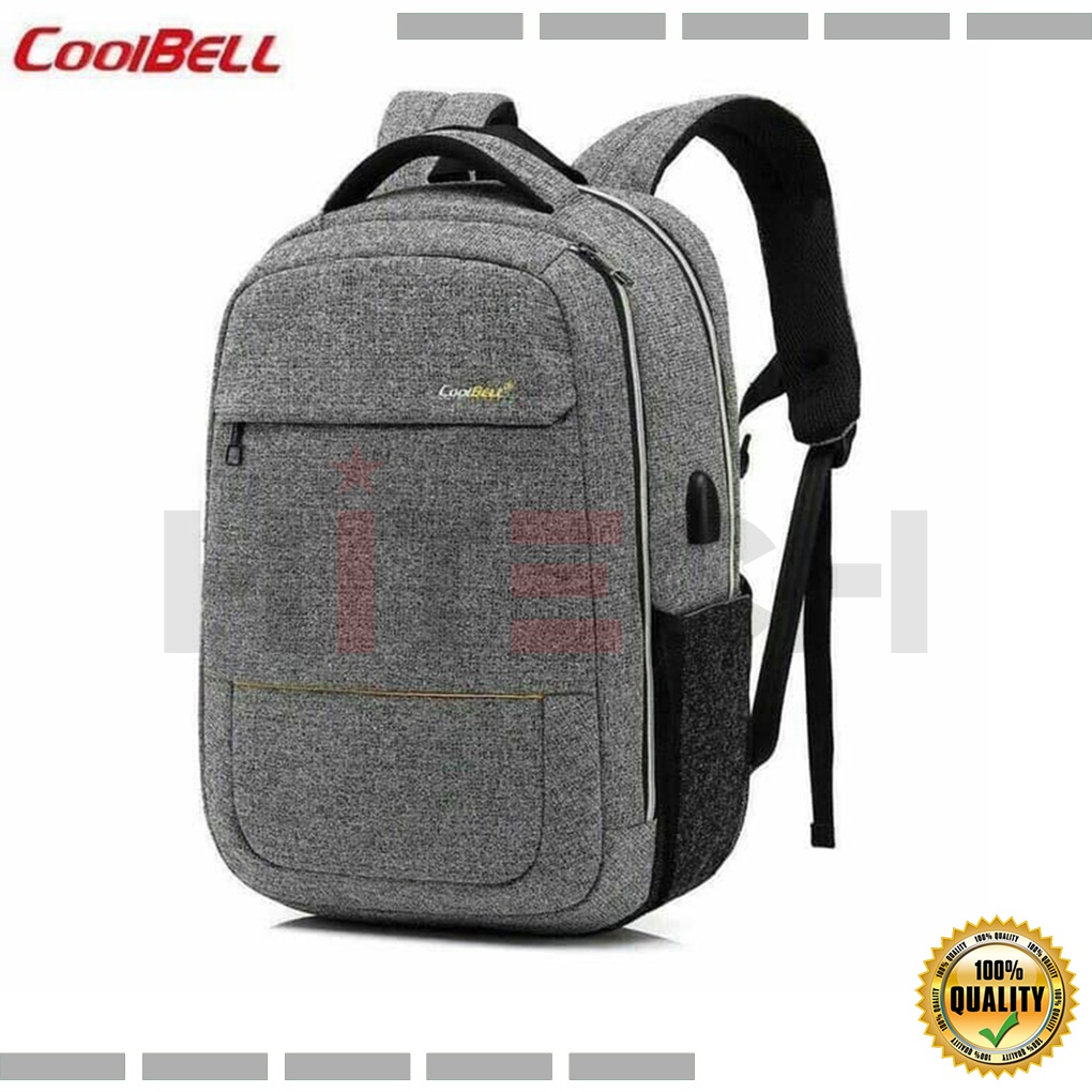 Tas Ransel Backpack Pria Laptop Original COOLBELL CB-7008 USB PORT