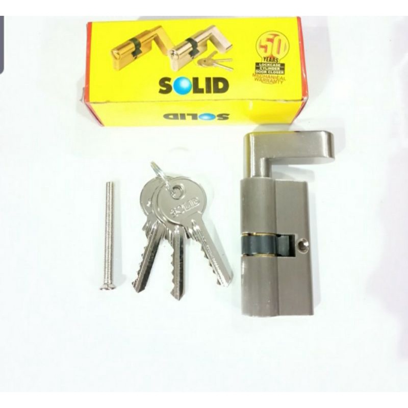 Cylinder Kunci Pintu Knop Solid 60mm - Anak Kunci Ukuran Besar Solid - Silinder Kunci Pintu Ukuran B
