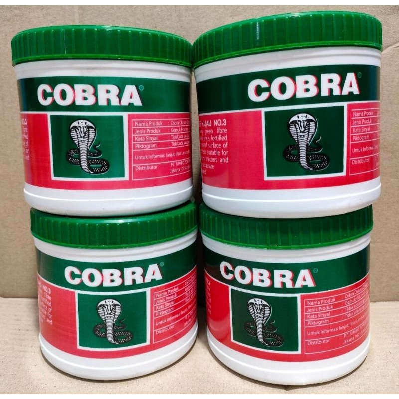 Grease COBRA Minyak Gemuk Stempet Cobra Chassis Grease 1LB 500 gram 0.5 kg Gemuk Pelumas Cobra Warna Hijau