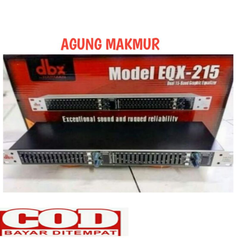 Equaliser DBX EQX 215 Plus Subwoofer - EQUALIZER DBX EQX215 Sub