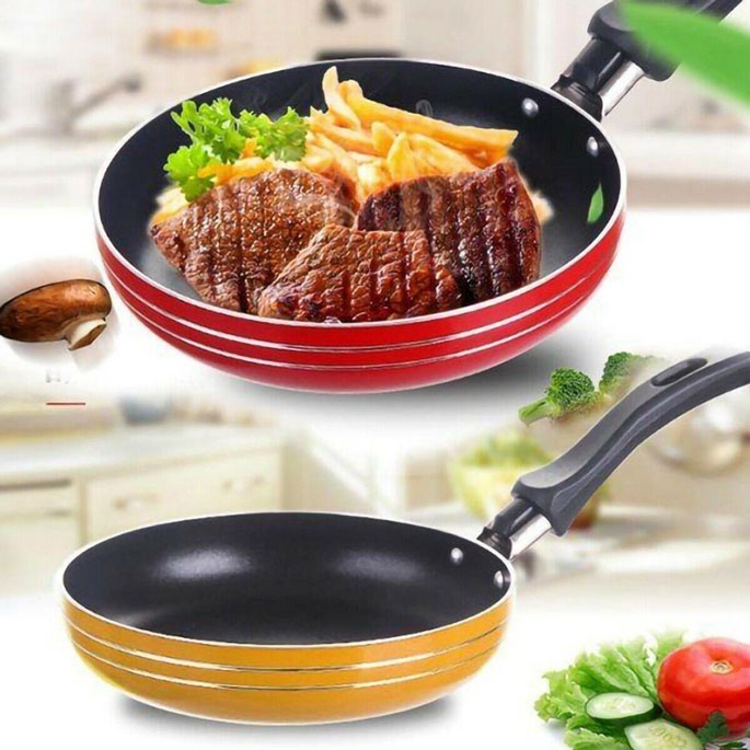 COOKKIT Penggorengan Mini Goreng Telur Omelet Burger Nonstick Frying Pan 12cm KC0410