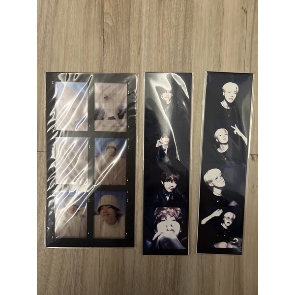 BTS OFFICIAL DVD WINTER PACKAGE PHOTOCARD PC  PRE ORDER BENEFIT POB FILM STRIP TAEHYUNG TAE V  JIMIN