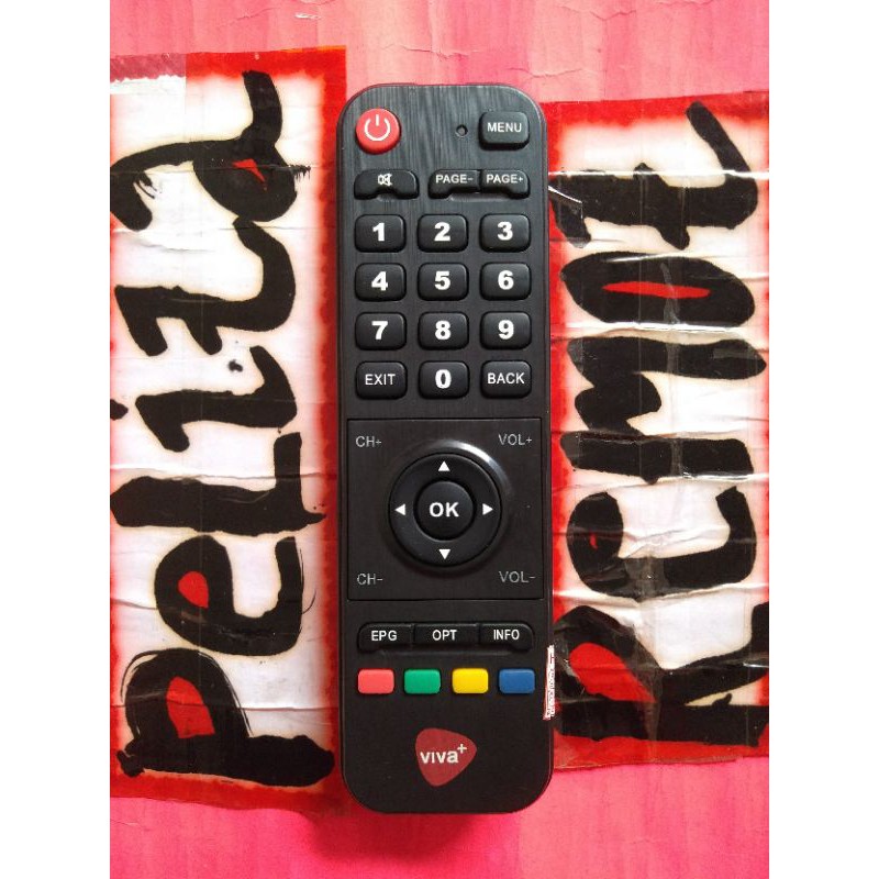 remote Receiver digital  parabola Viva plus original terlengkap