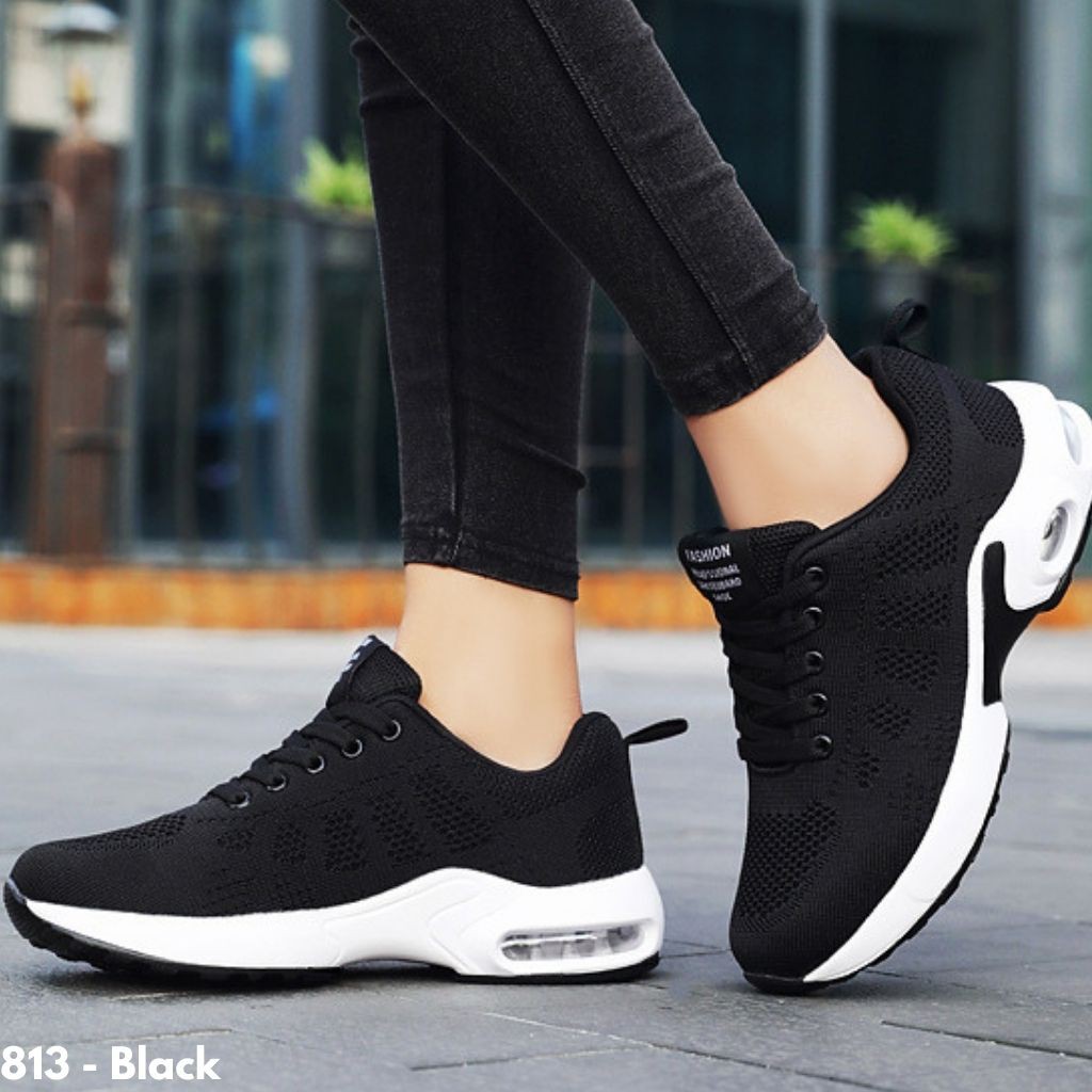 SNEAKERS SPORT TALI WANITA IMPORT BATAM CANTIK NYAMAN DIPAKAI OLAHRAGA ANTI SLIP 813