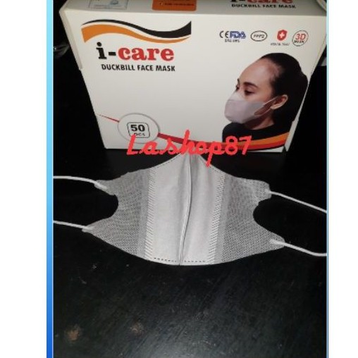 masker duckbill icare isi 50 / masker i-care duckbill