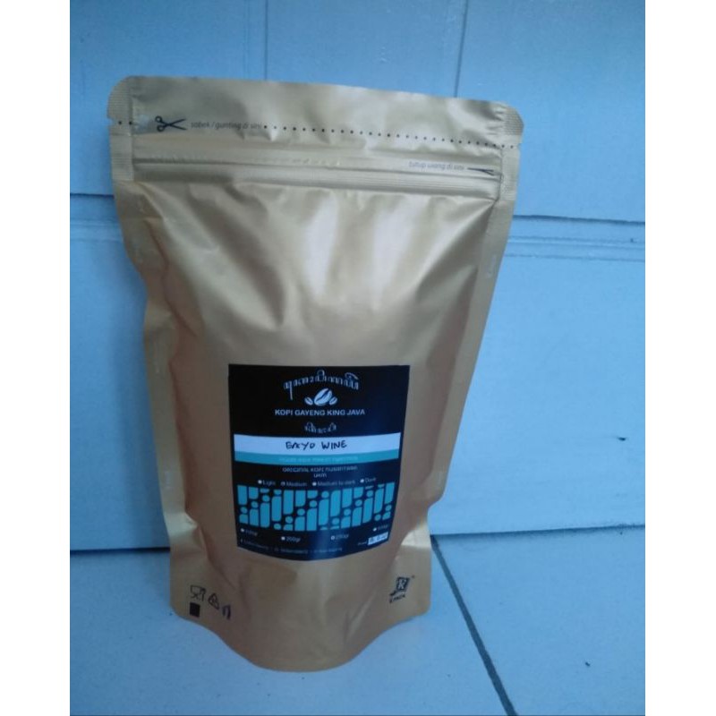 

Kopi Arabika Gayo Wine Asli Tanpa Pengawet & Campuran 250gr, 500gr, 1kg