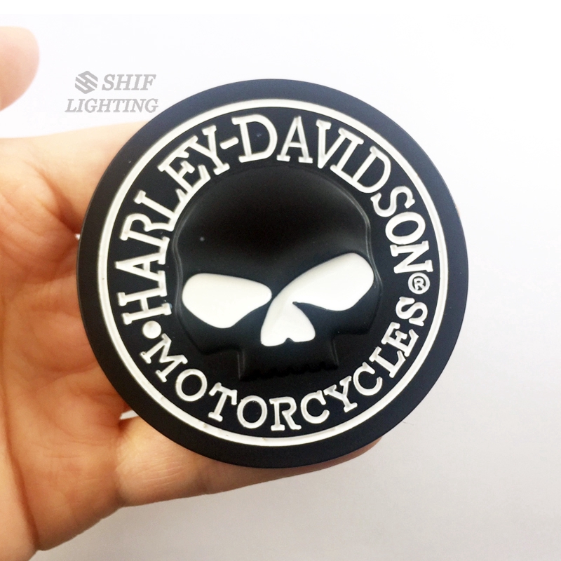 1Pc Stiker Emblem Logo Motor Harley Davidson Bahan Metal