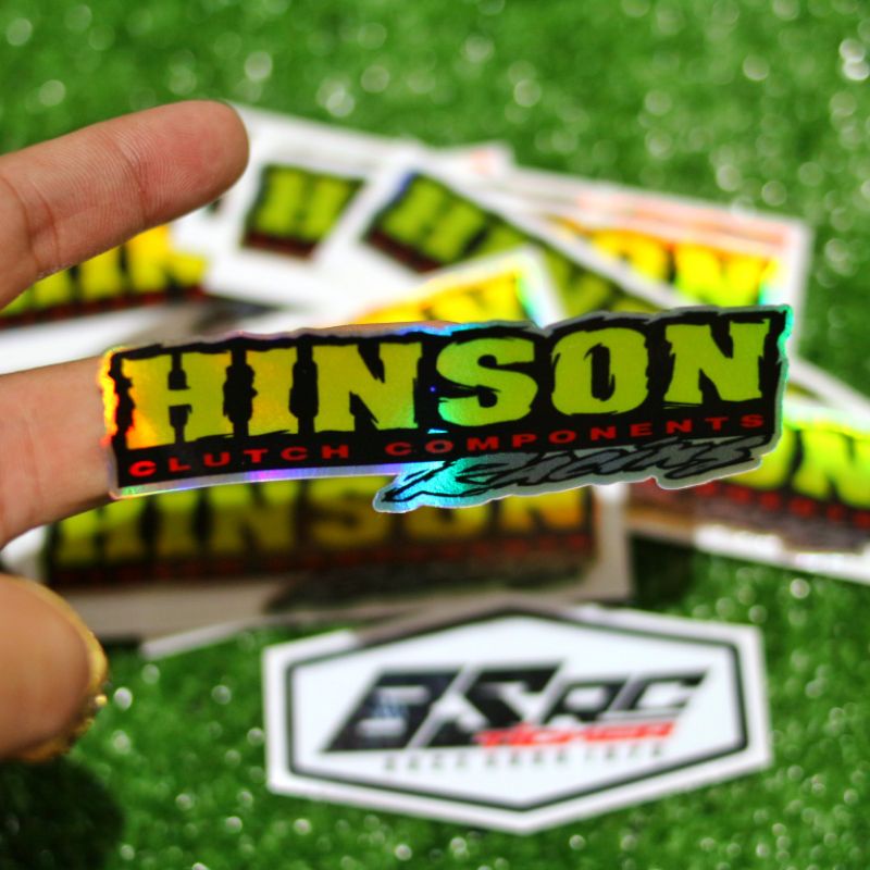 sticker hinson racing / sticker race hologram
