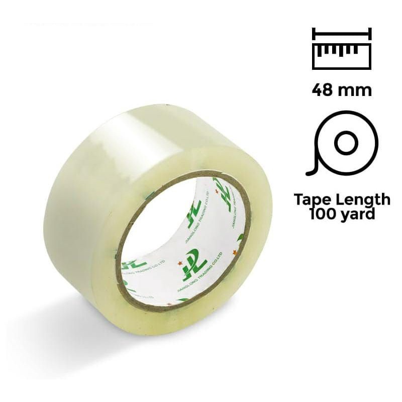 Lakban Bening / Opp Tape 45mm x 200 Yard x 45 Micron