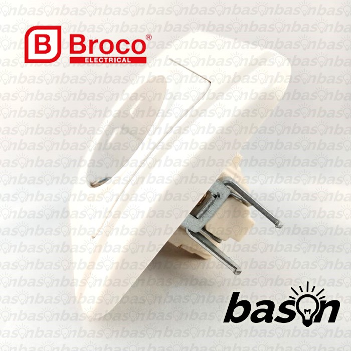 BROCO Galleo White / Putih G151 | Socket Outlet - Stop Kontak