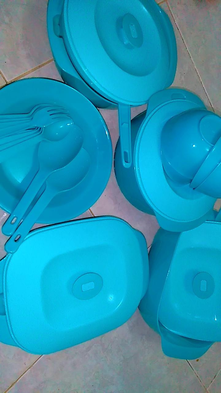 Prasmanan Set Jasmine Serving Set 12pcs/ Wadah Saji Makanan Set Lengkap Piring Dan Mangkok