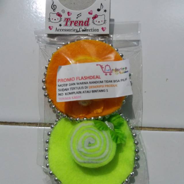 Jepitan Rambut Model Topi