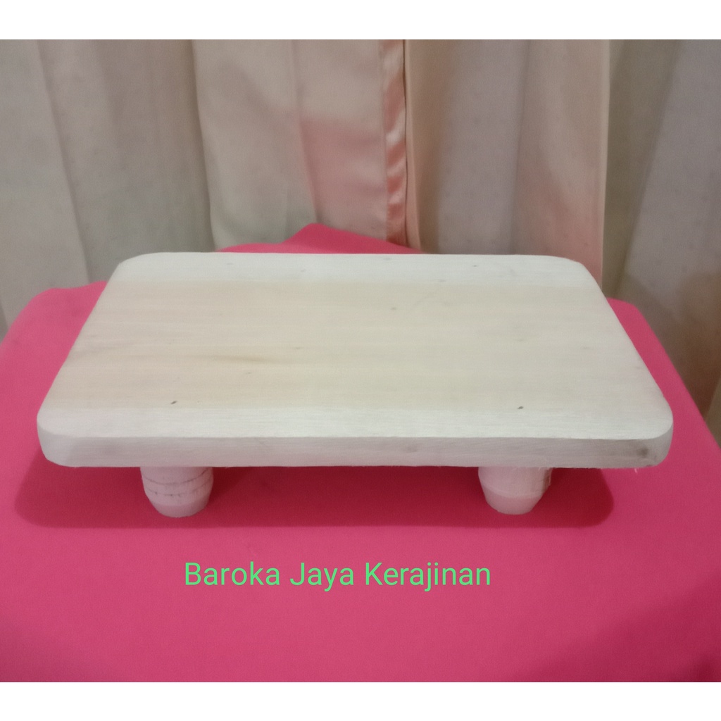 Telenan Kayu Kotak Pakai Kaki
