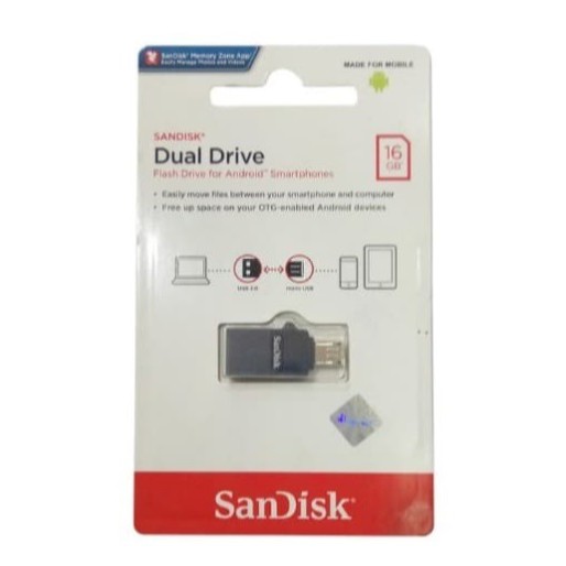 Flash Disk SANDISK DUAL DRIVE 16 GB USB 2.0