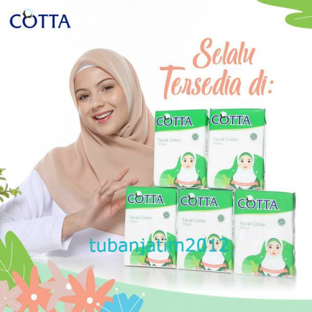 COTTA KAPAS HALAL PERTAMA-KAPAS HIJAB-KECANTIKAN-FACIAL COTTON
