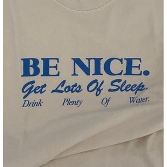 MYSTIQUE.ID-BAJU KAOS BE NICE T-SHIRT LUCU DAN AESTHETIC