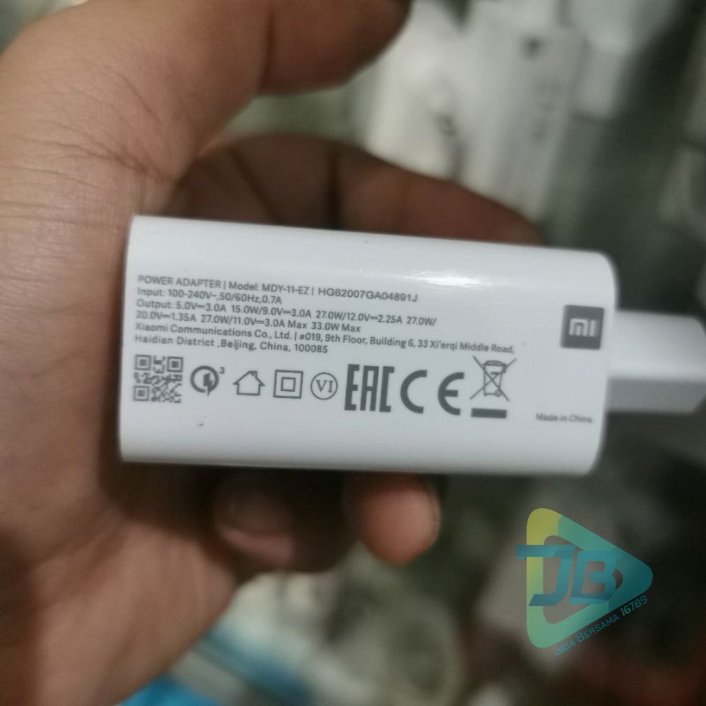 CHANGER Cashan tc XIAOMI 33WATT TURBO CHARGE Redmi mi note10 Redmi note10pro note10s Redmi note11 Redmi note11pro  mi10 mi11 mi11 pro POCO F2  POCO F2PRO ORIGINAL JB5816