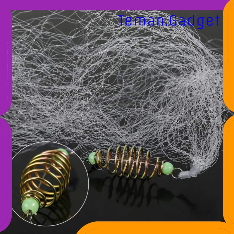 TG-IF287 MATABOMNET UMPAN PANCING JARING IKAN SIZE 10 + LUMINOUS BEADS - 3918