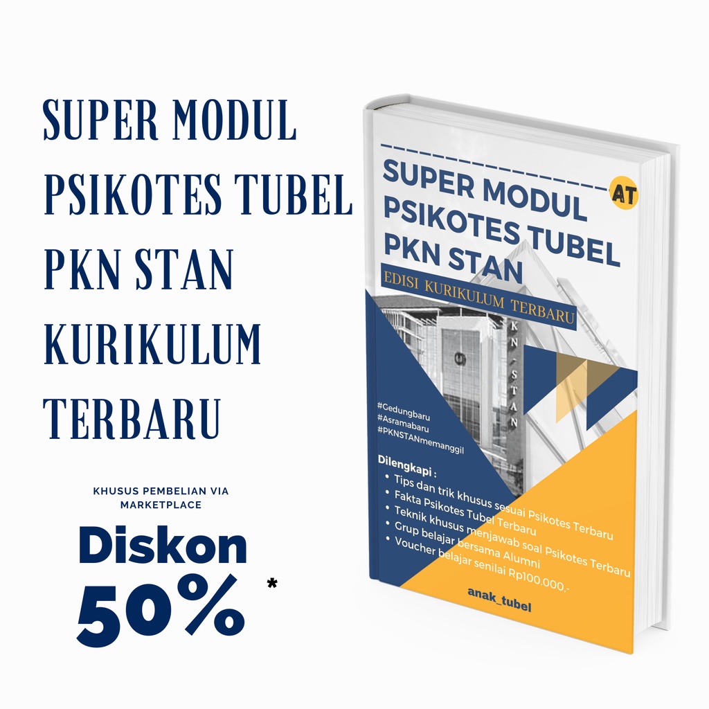 SUPER MODUL PSIKOTES TUBEL PKN STAN KURIKULUM TERBARU