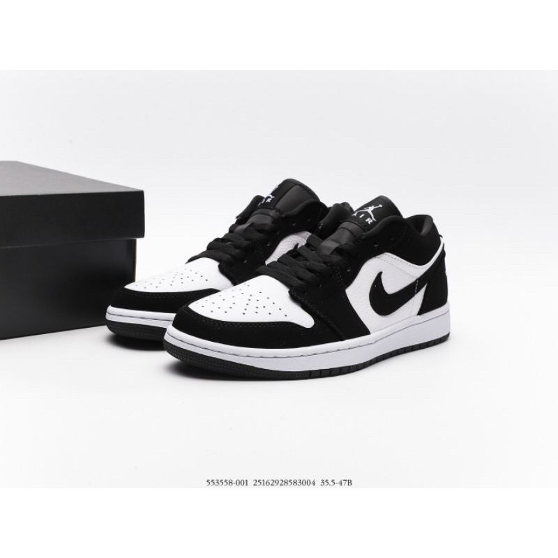 Sepatu Nike Air Jordan 1 Low Black White BNIB 100% Authentic / Nike Air Jordan 1 Low Panda