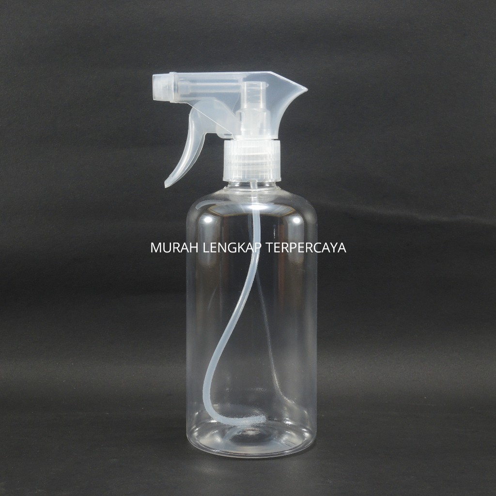 BOTOL SPRAY KISPRAY 500 ML / BOTOL PET 500 ML TUTUP KISPRAY NATURAL