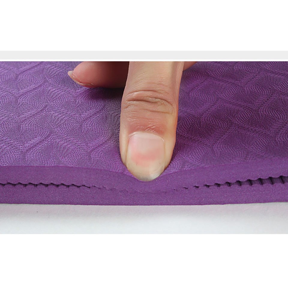 TaffSPORT Karpet Pilates Yoga Mat Anti Slip TPE 183 x 61 CM - PROlite 60 - Purple