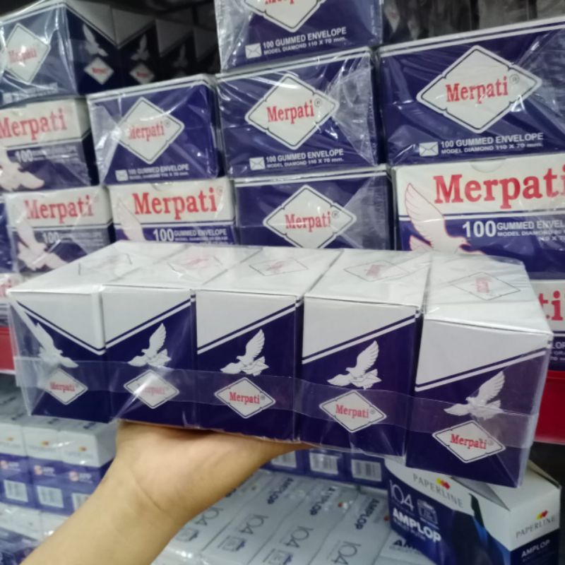 

Amplop Merpati Kecil Model Diamond ( 110 x 70 mm )