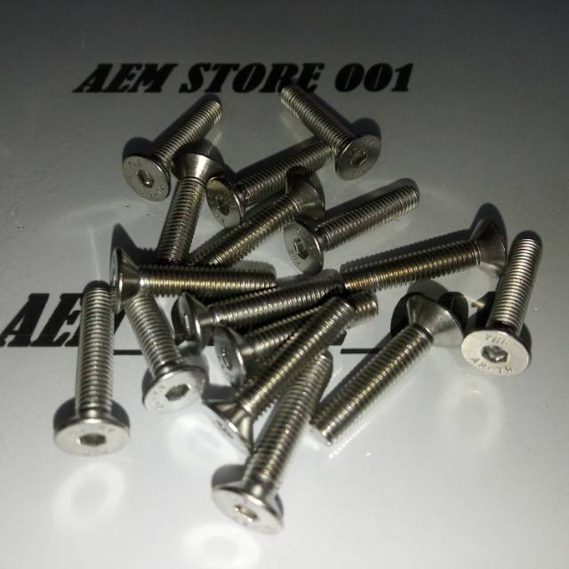 Verseng L M5 X 25 (2,5cm) stainless 304