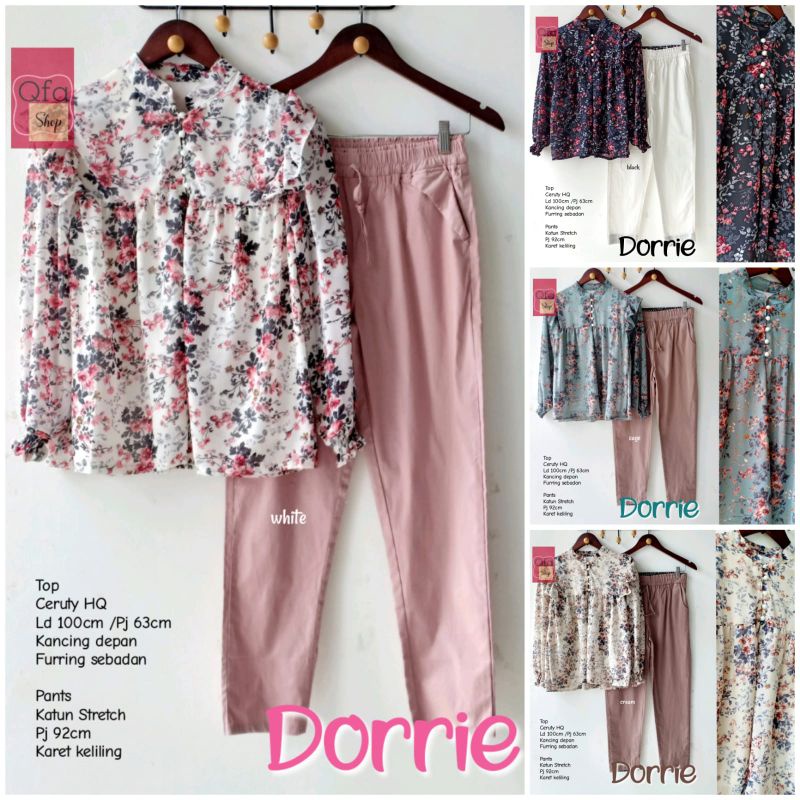 Dorie setelan wanita fashion solo recommended high quality
