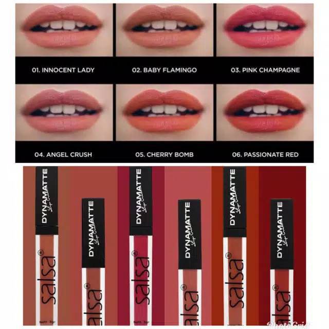 Salsa Dynamatte Lip Cream Long Lasting Matte Lipcream BPOM (VIC)