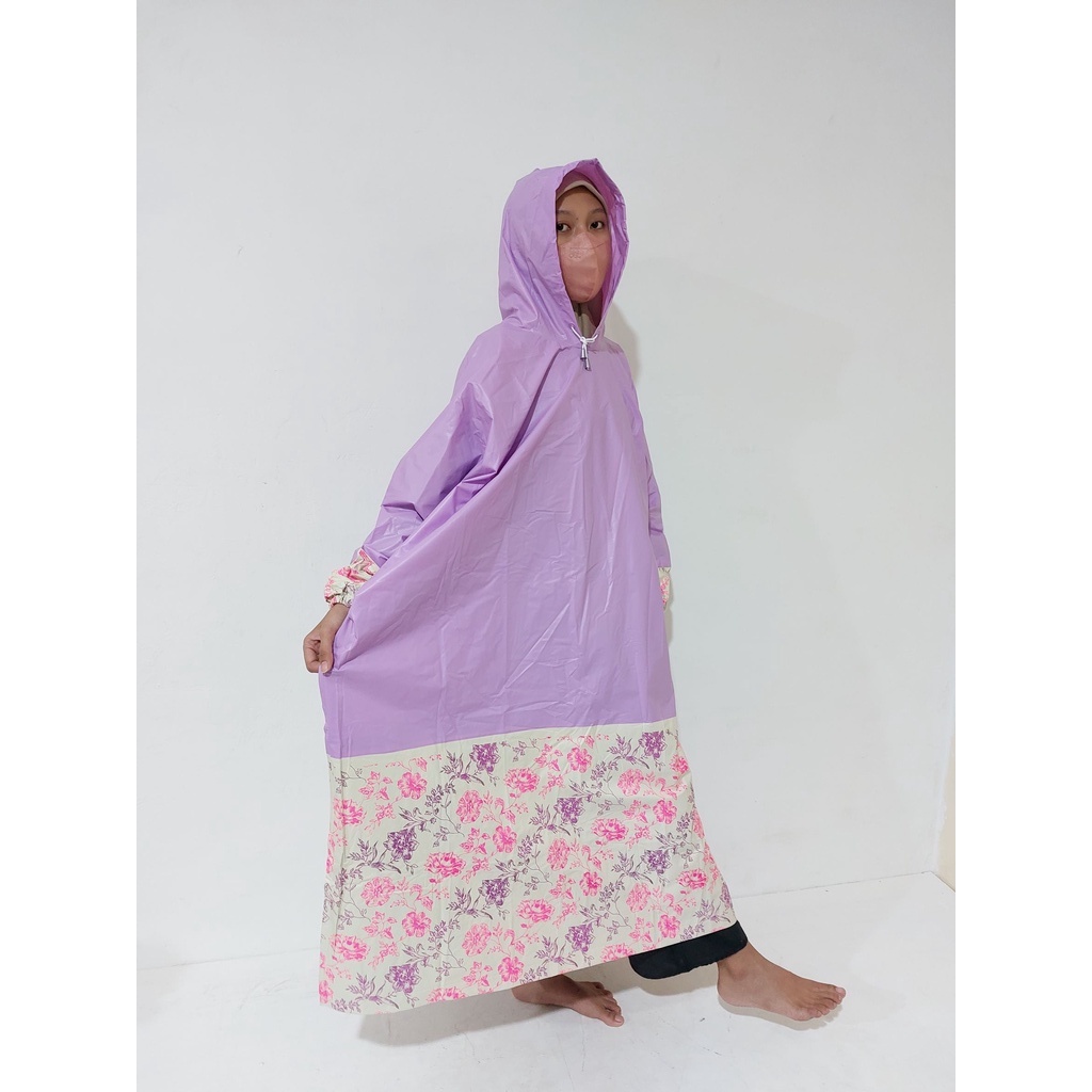 Jas Hujan Gamis Muslimah Terbaru Aisha Type 68340 Tiger Head