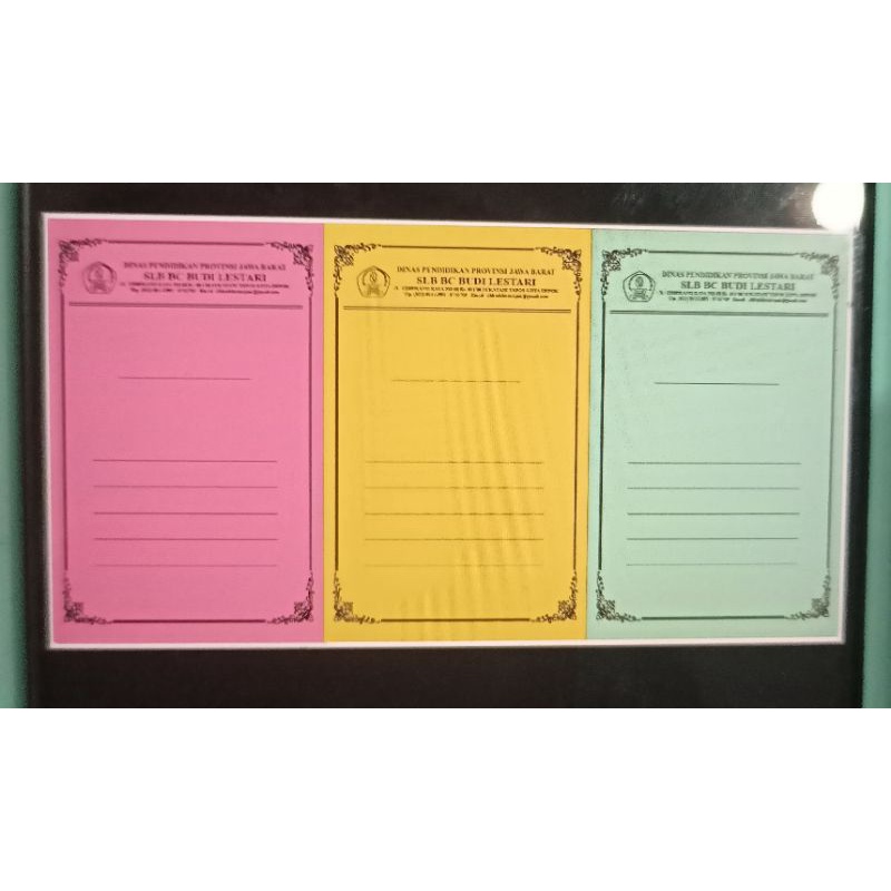 map kertas warna custom / stopmap folio