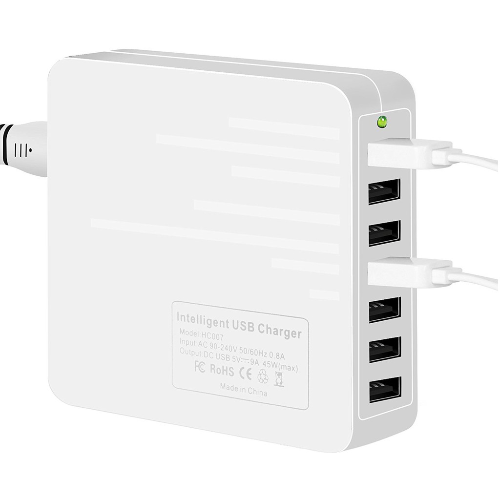 HC007 7 Ports Qualcomm QC 3.0 Intelligent USB Charger