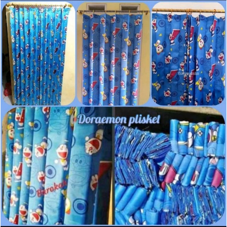GORDEN KARAKTER DORAEMON MURAH GORDEN JENDELA PINTU MODEL PLISKET