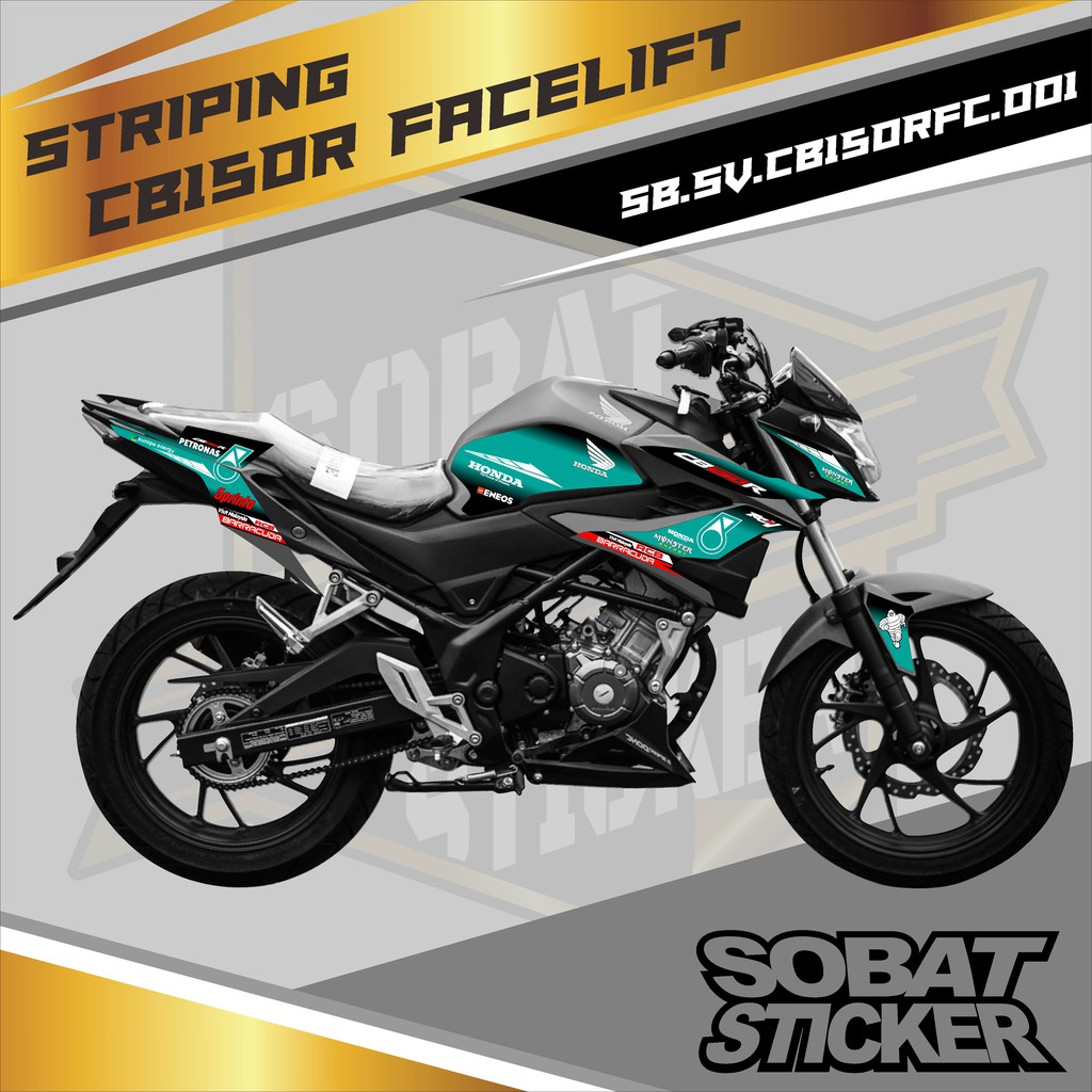 STRIPING CB150R FACELIFT  - STRIPING STICKER LIST VARIASI HONDA CB150R FACELIFT 001