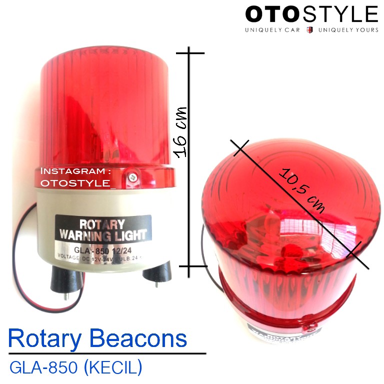 Lampu Ambulance / lampu SP kojek /lampu truk (ROTARY BEACONS) AG22