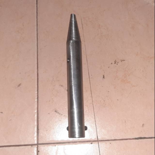 Besi Kerucut Poles As Dinamo Pompa Air 12mm As Besar