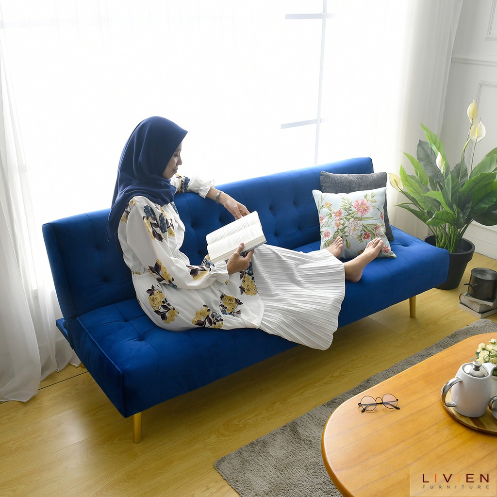 Sofa Bed Livien Sofa Bed Minimalis Sofa Ruang Tamu Sofa Minimalis Murah Vallen Sofa Bed Livien Shopee Indonesia