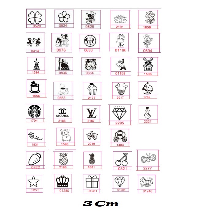 HOT STAMP CETAKAN LOGO KUE