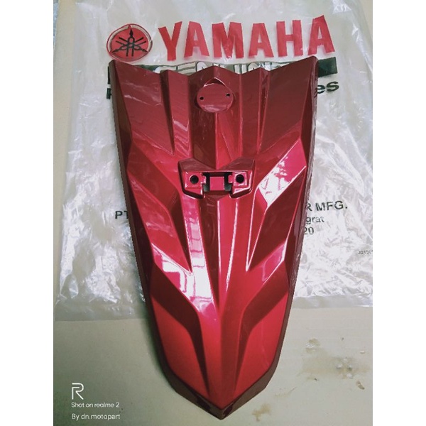 Dasi kecil bagian depan tameng depan kecil dudukan plat Mio soul gt 125 Blue Core Merah maron Origin